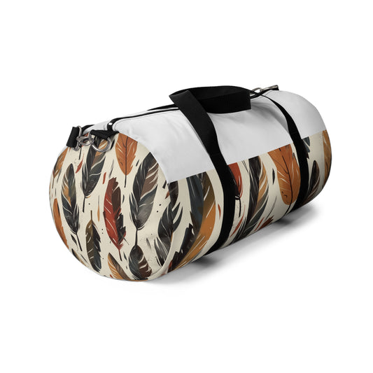 Boho Feather Duffel Bag | Duffle Bags | Accessories, All Over Print, AOP, Assembled in the USA, Assembled in USA, Bags, Duffle, Made in the USA, Made in USA | Prints with Passion