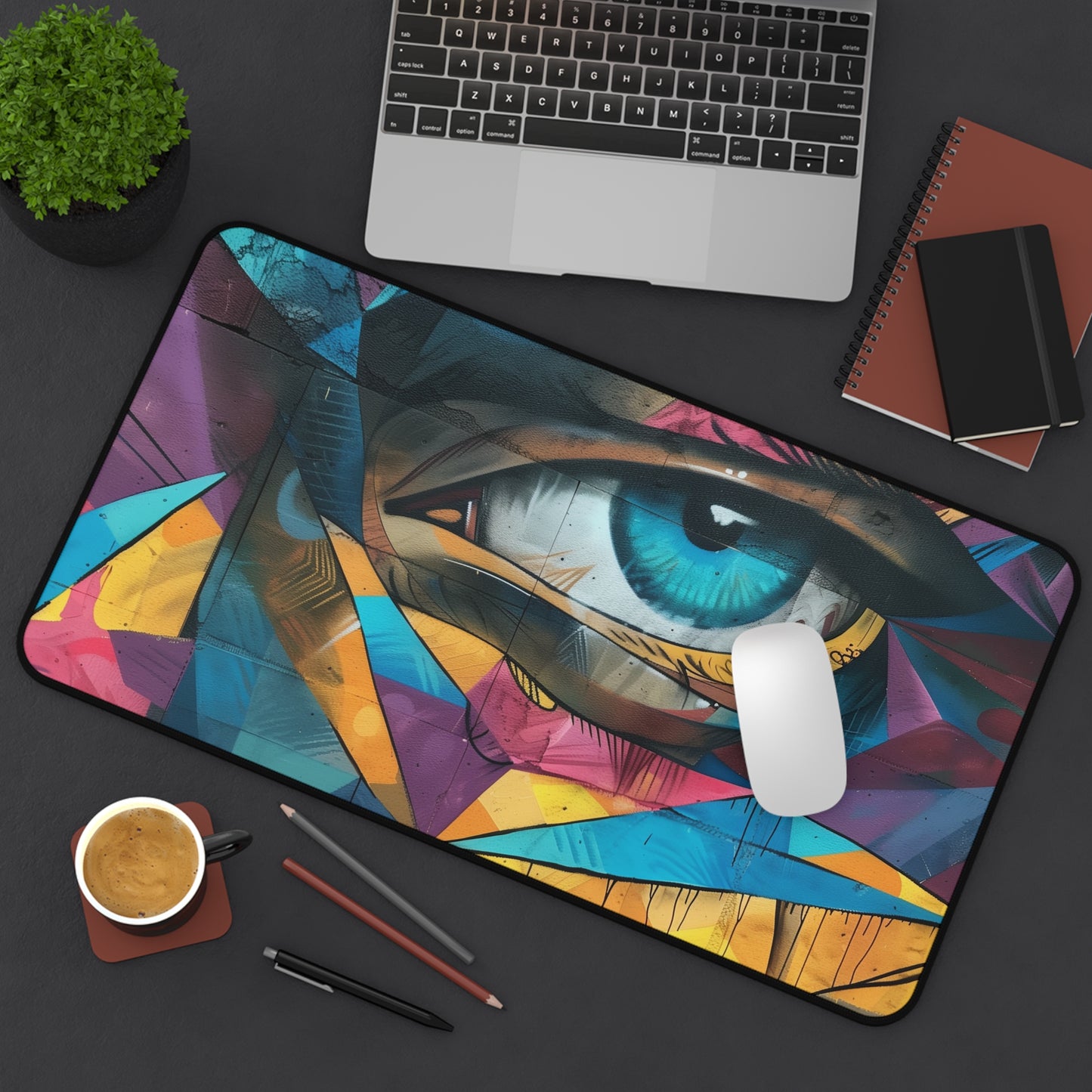 Neon Jungle Desk Mat: Elevate Your Workspace