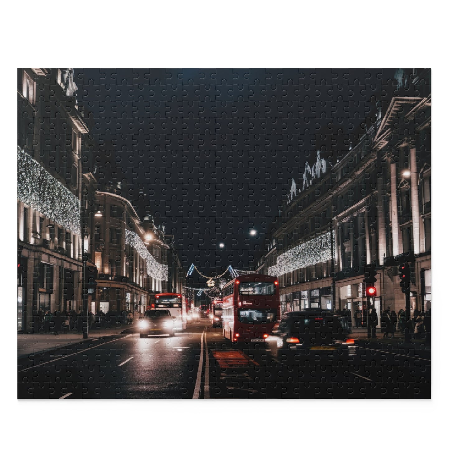 Oxford Street Night Puzzle