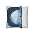 Portal Mirror Above Skyscrapers (Edition II) — 40×40 Cushion Cover — Sofa & Living Room Lifestyle View