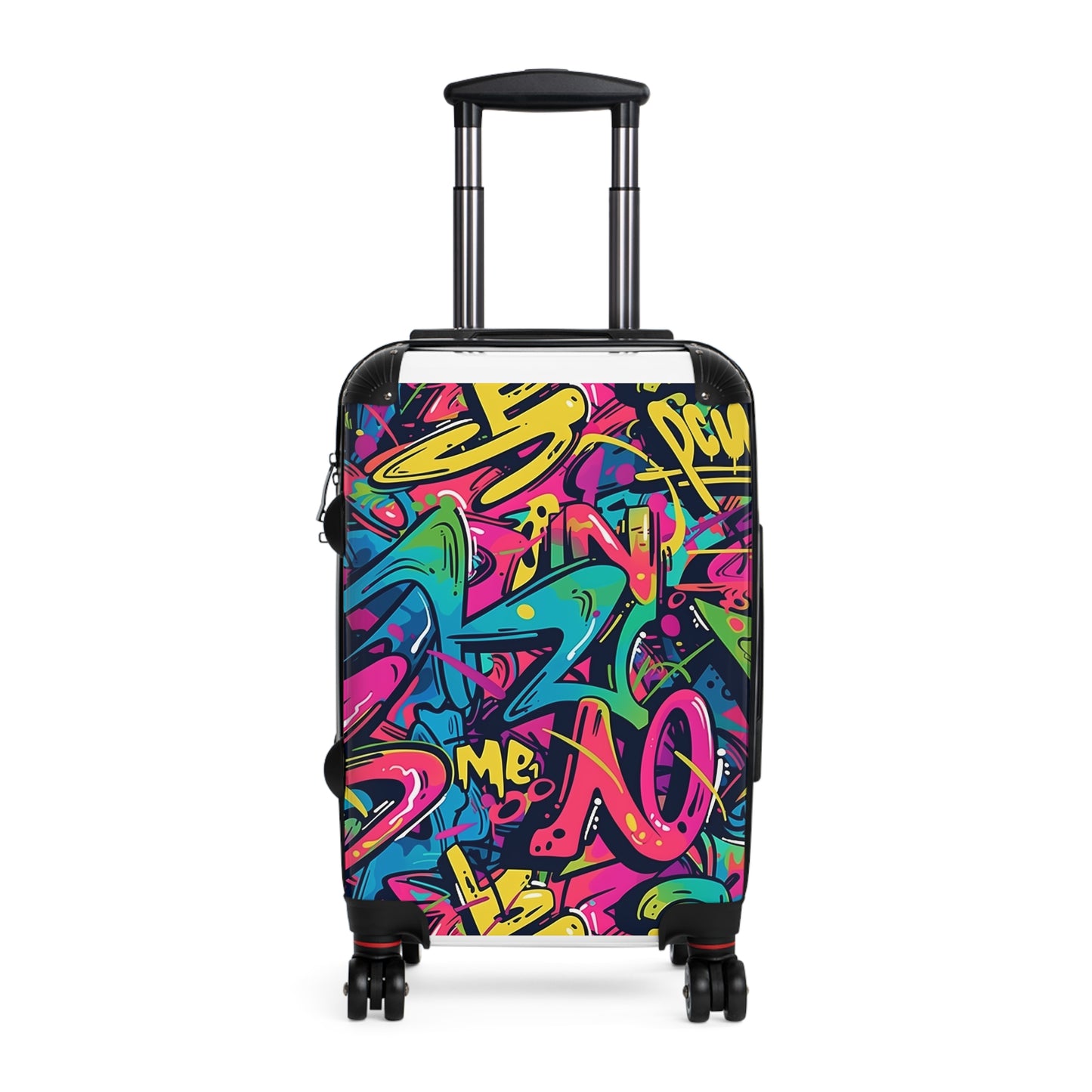 Neon Urban Graffiti Suitcase Collection