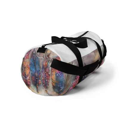 Boho Feather Duffel Bag