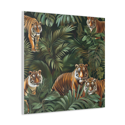 Tiger Jungle Safari Canvas Print