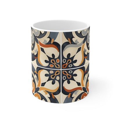 Chic Artisan Tiles Coffee Mug | Mugs | 11 oz, Ceramic, Coffee Mugs, Home & Living, Kitchen, Mugs, Sublimation | Prints with Passion