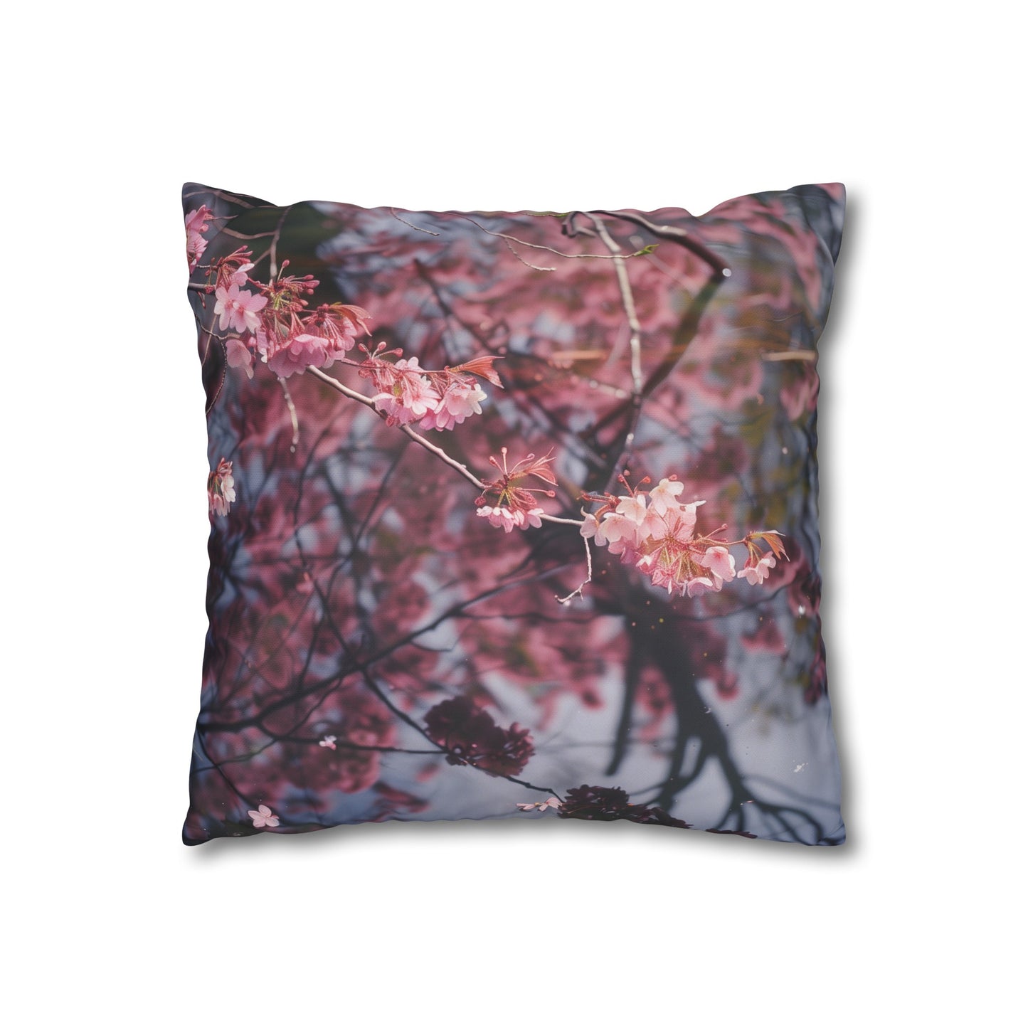 "Japanese Sakura Serenity Pillowcase - Elegant cherry blossom design, high-quality material, perfect gift for all seasons"