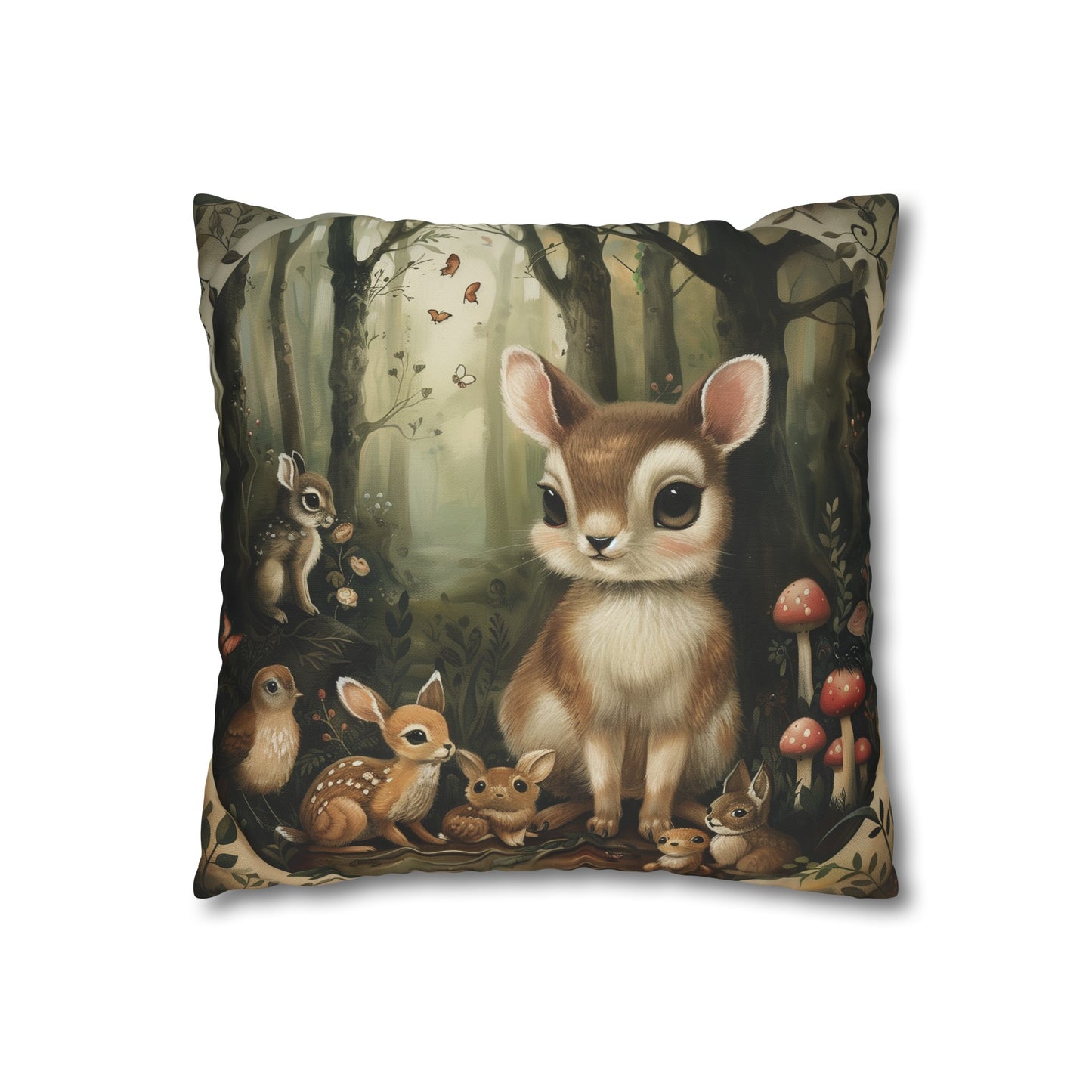 "Adorable Forest Critters Pillowcase – High-Quality Material, Stylish Design, Perfect for All Seasons | Makes a Great Gift - Shop Now!"