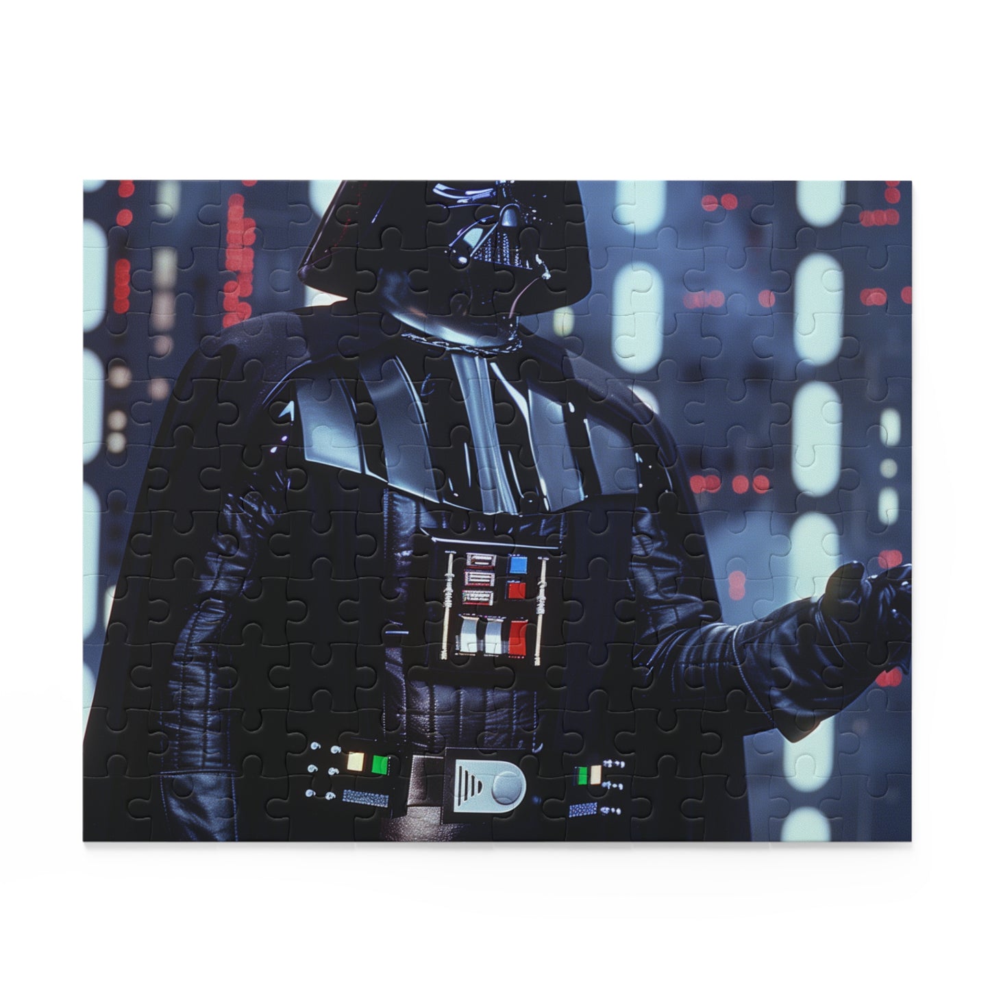 "Dark Lord Darth Vader jigsaw puzzle for Star Wars fans - challenging and fun activity"