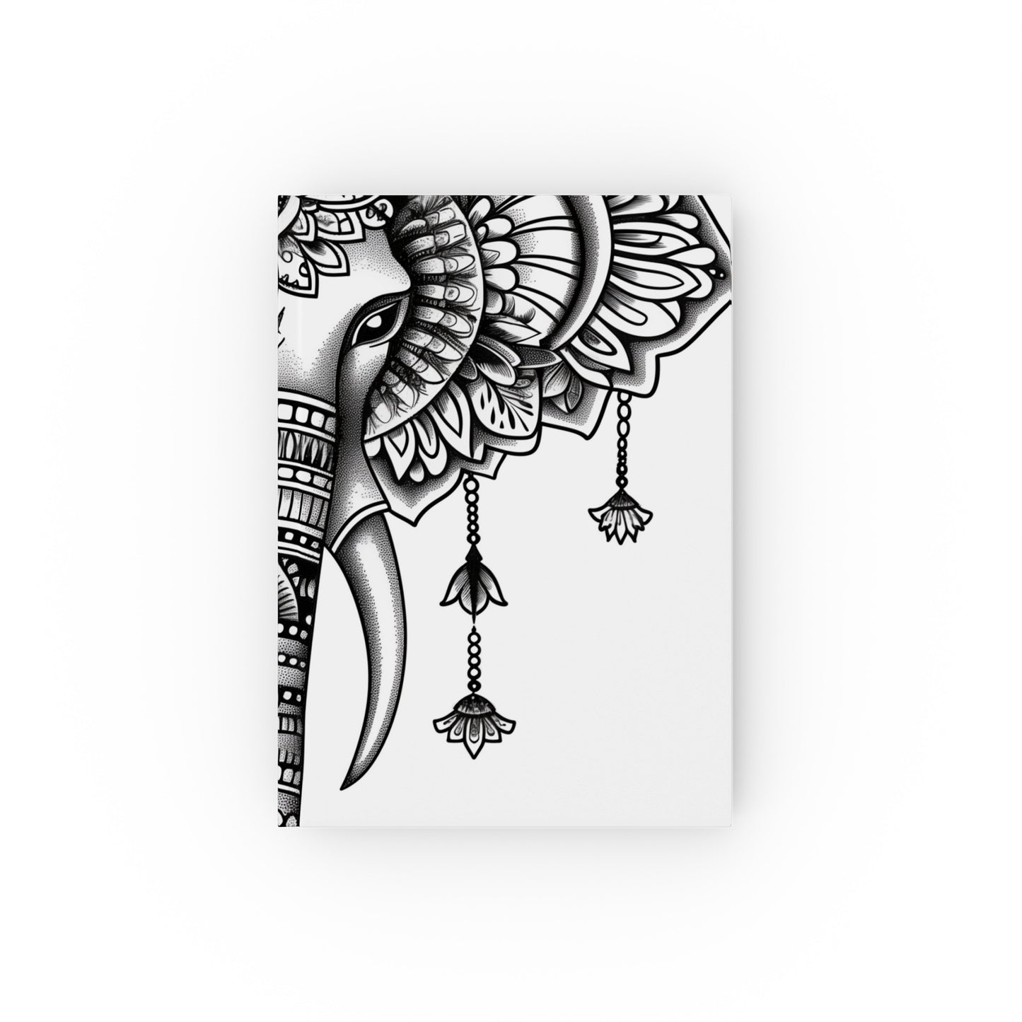 "Stunning Elephant Wisdom Mandala Journal - High-Quality, Stylish, Perfect Gift for All Seasons"