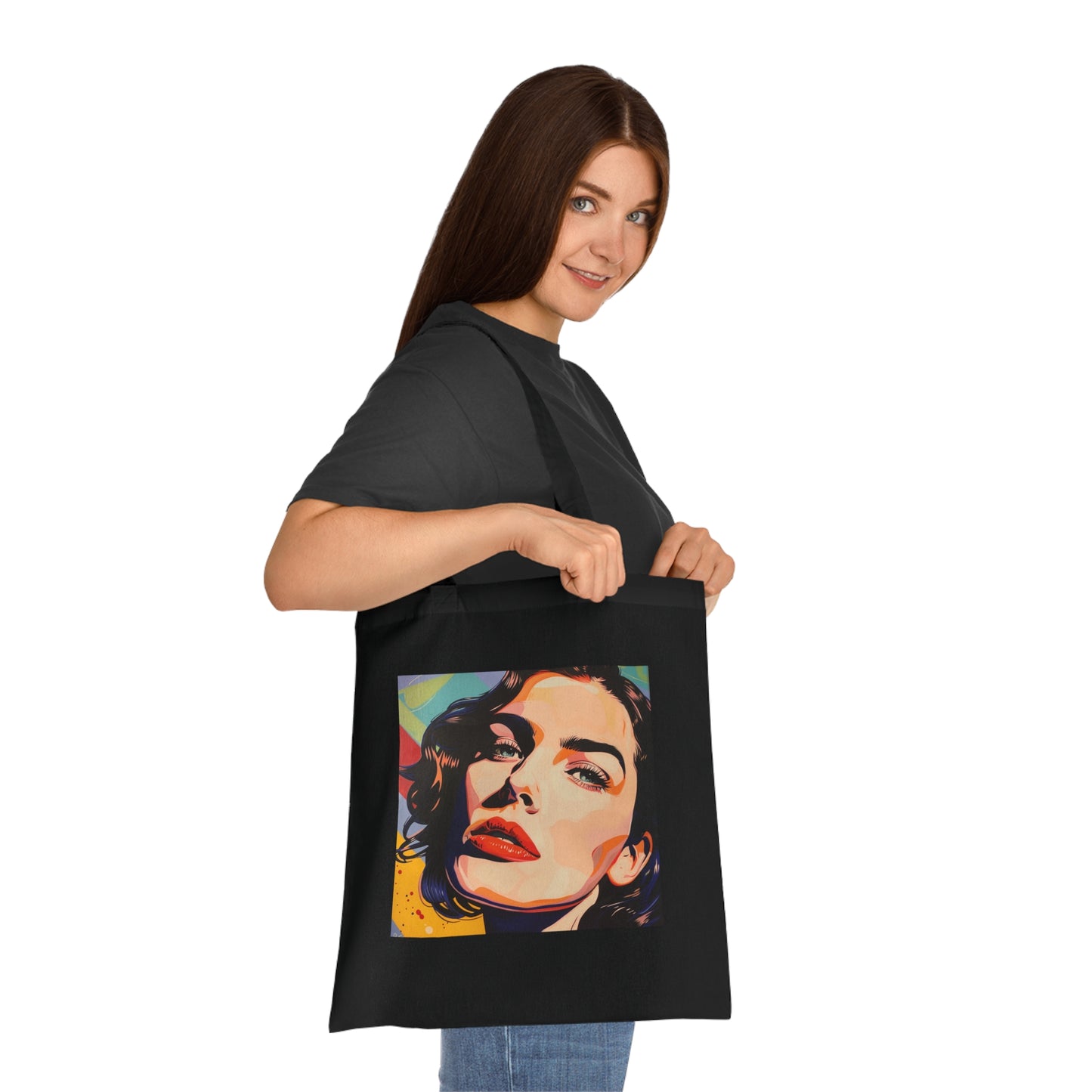 Colorful Character Tote Bag | Tote Bag | Accessories, Bags, Cotton, DTG, Totes | Prints with Passion