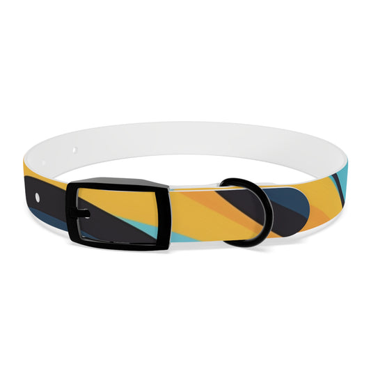 Retro Waves Dog Collar: Vibrant Style