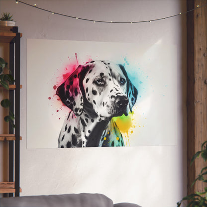 available in various sizes to fit any space. Makes a great gift for Dalmatian enthusiasts.