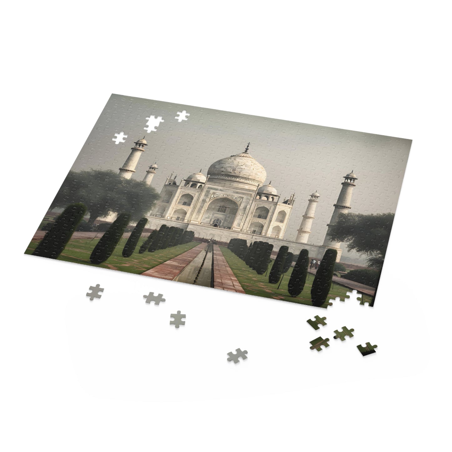 Taj Mahal Ivory Jigsaw Puzzle