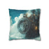 Dream Machine Surrounded by Thought Clouds — 40×40 Cushion Cover — Front 40×40 cm Square Cushion View