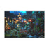 Robot Tending Starlight Garden Stretched Canvas Wall Art