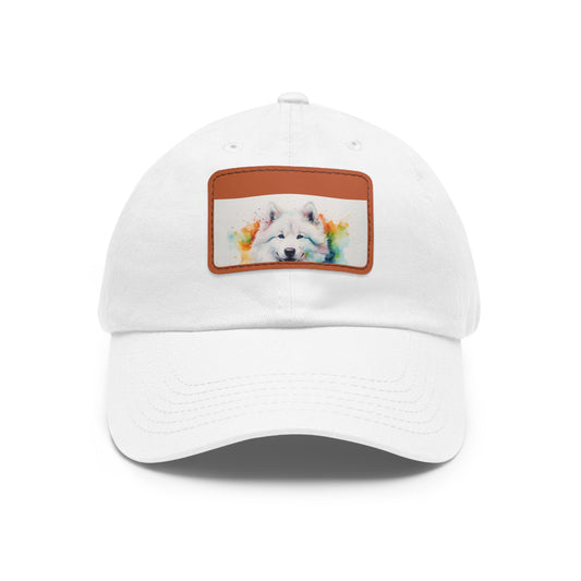 Watercolor Samoyed Charm Baseball Cap