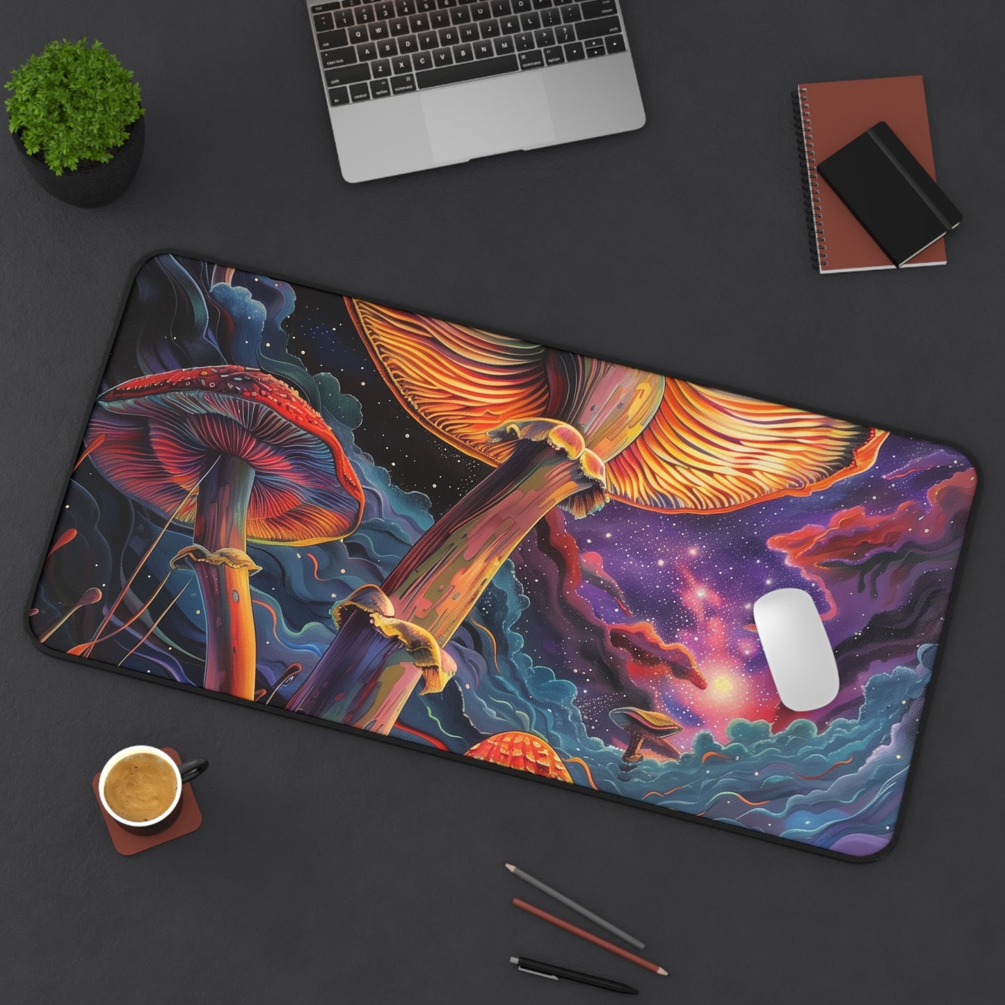 Neon Jungle Desk Mat: Elevate Your Workspace