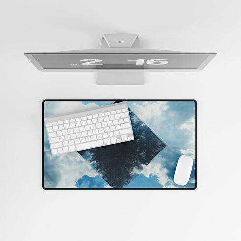 Pyramid Reflecting a Mirror Dimension — XL & XXL Desk Mat — Product Detail View 8