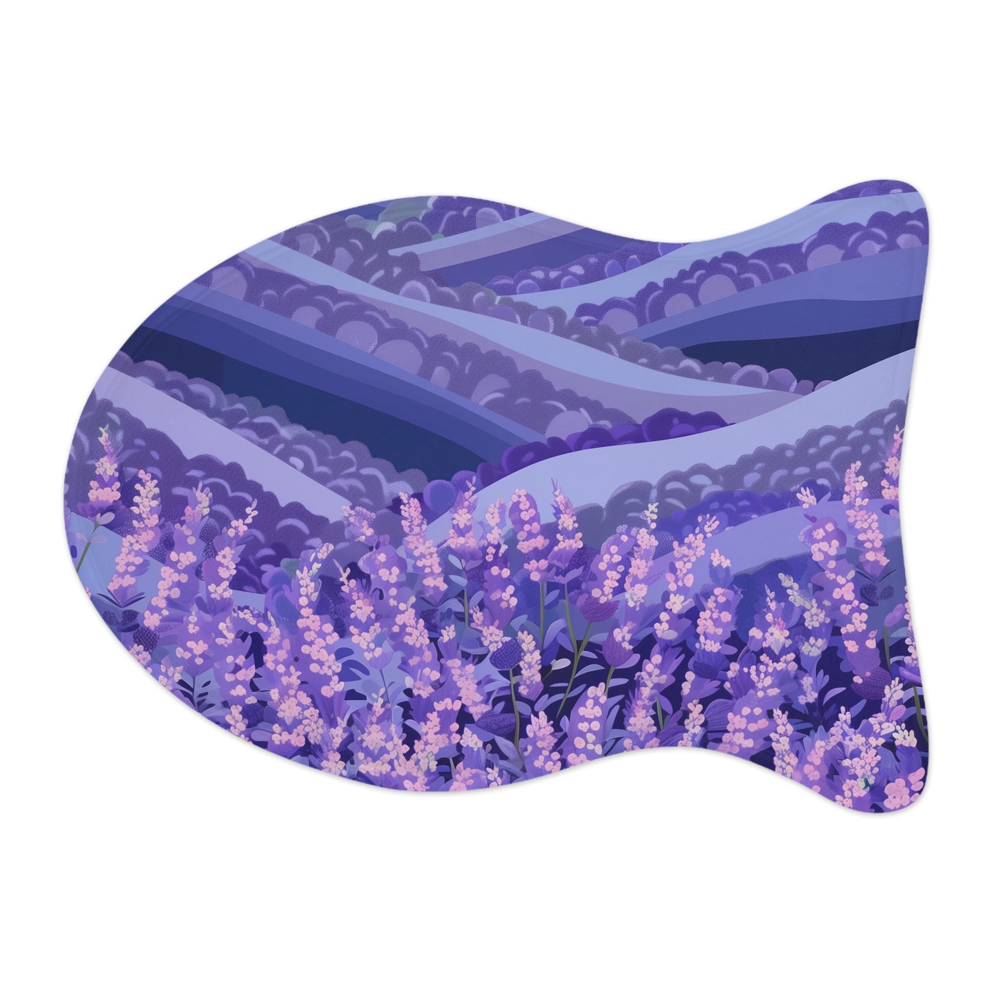 Lavender Fields Pet Feeding Mat