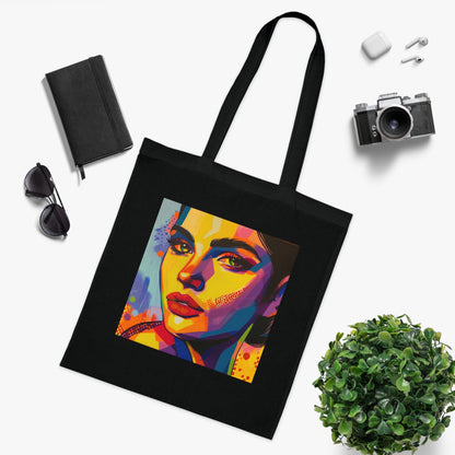 Pop Art Muse Tote Bag