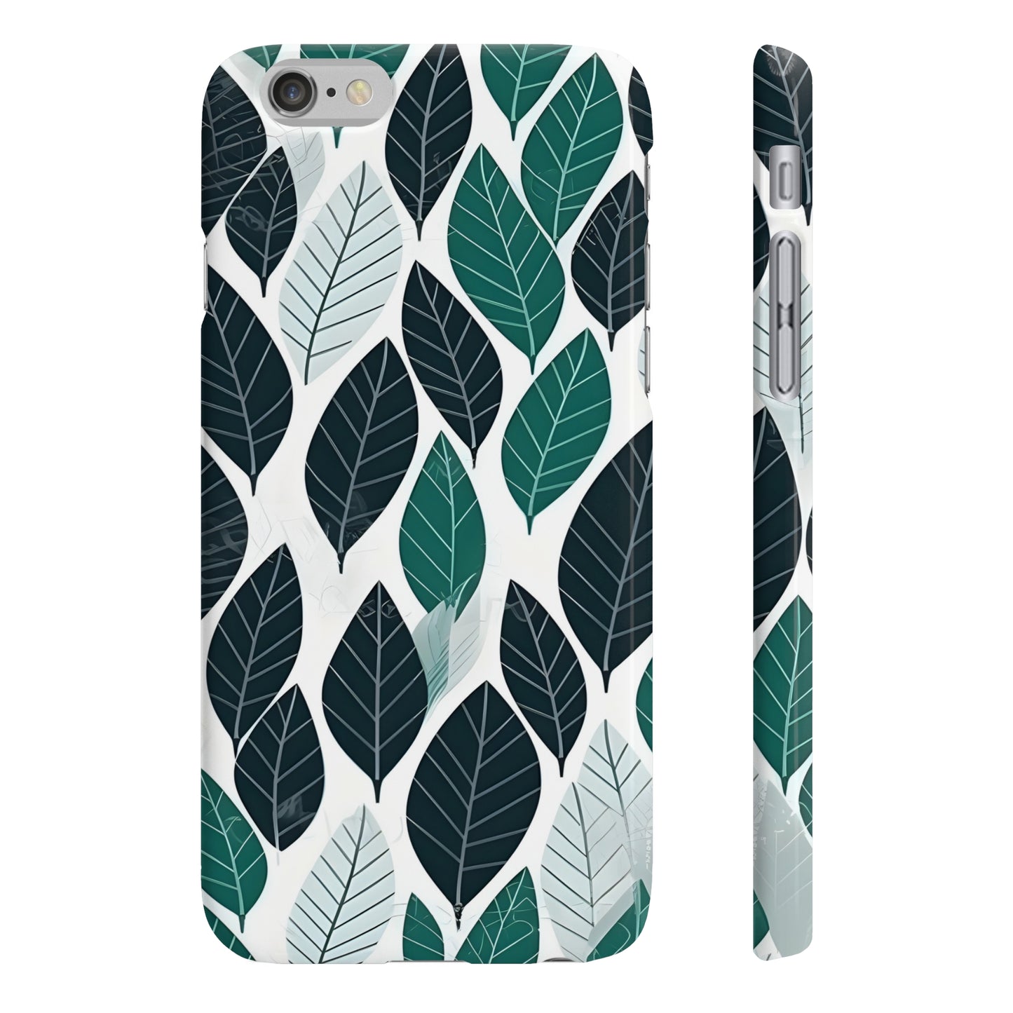 Verdant Vine: Modern Leaf Pattern Phone Case | Phone Case | Accessories, Glossy, iPhone Cases, Matte, Phone Cases, Samsung Cases, Slim | Prints with Passion