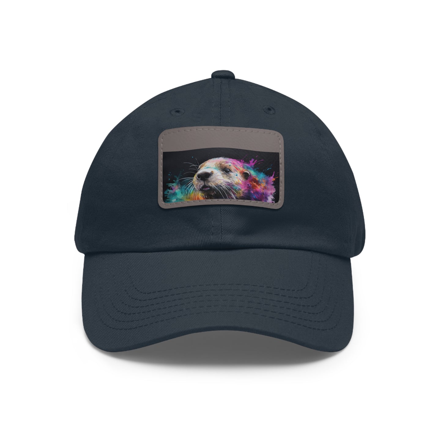 Happy Otter Watercolor Cap