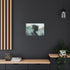 Abstract Waves Forming Human Silhouette — Canvas Wall Art — Product Detail View 5