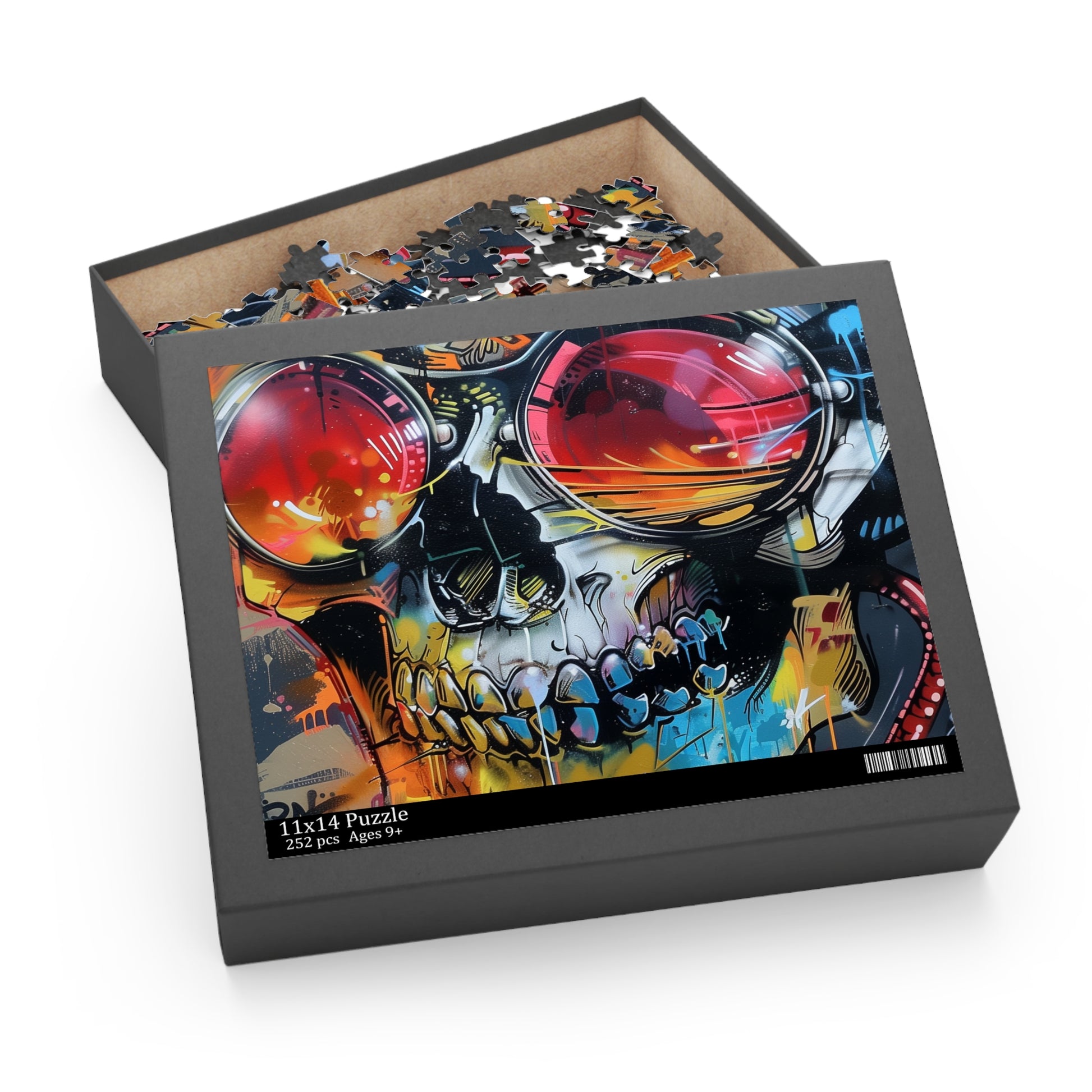 Vibrant urban graffiti street art jigsaw puzzle with colorful designs and intricate details - perfect for art lovers and puzzle enthusiasts.