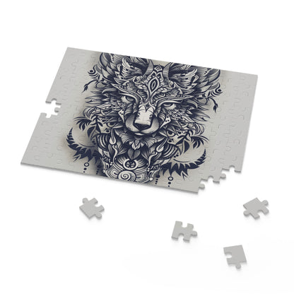 Colorful Tribal Animal Totem Jigsaw Puzzle for a Mesmerizing Assembly Experience