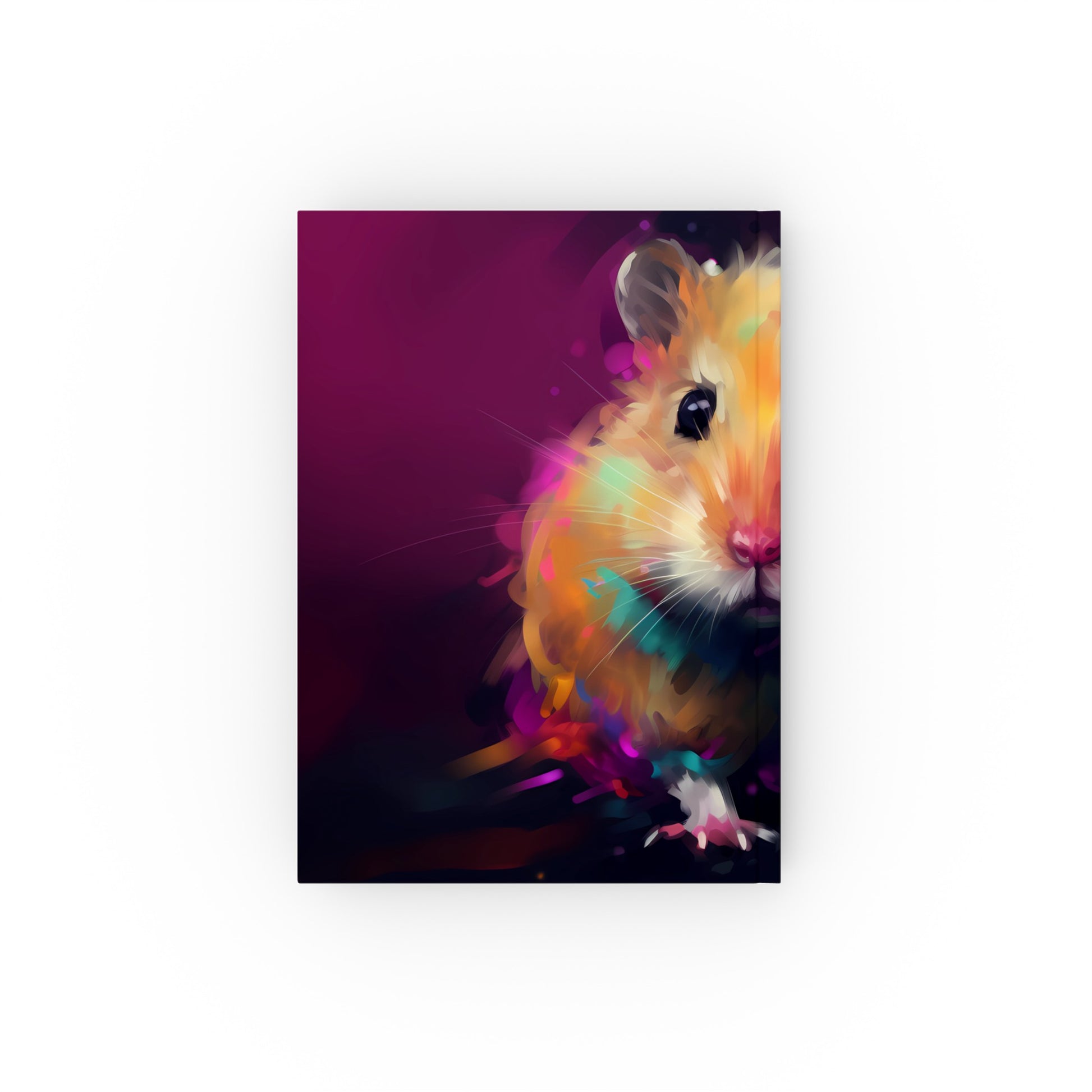 "Neon Hamster Journal: Tiny Paws & Party Vibes | High-Quality & Versatile | Perfect Gift"