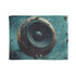 Music Floating from Cracked Speaker Plan Plush Fleece Throw Blanket