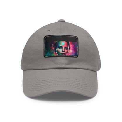 Neon Watercolor Charm: Charlize Theron Edition Baseball Cap