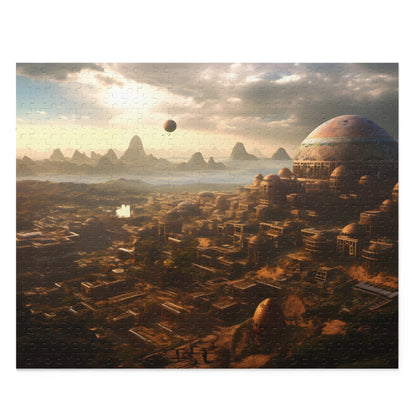 Shambala City Civilization Jigsaw Puzzle