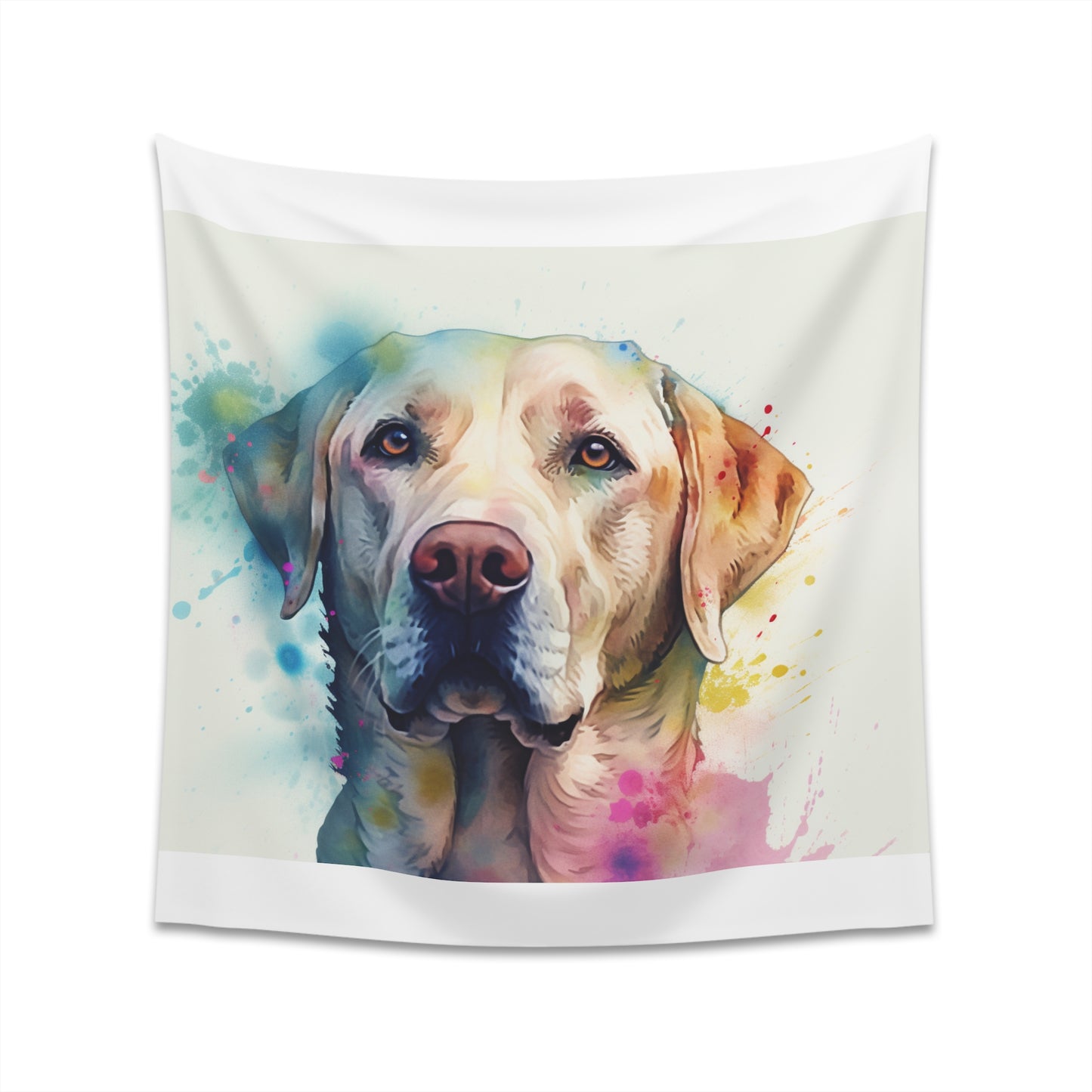 Labrador Charm Tapestry: Show Your Love for Labs with This Stylish and Cozy Decor Piece