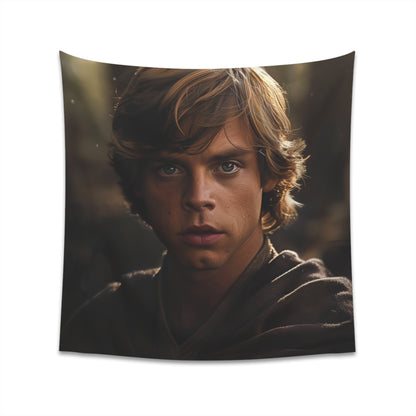 "Luke Skywalker Jedi's Path Tapestry - High-quality & Stylish Star Wars Decor, 34x40 or 57x57 Inches"