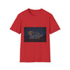 Firefly Constellation Celestial Lion Graphic Unisex Softstyle T-Shirt - View 2 | Prints With Passion