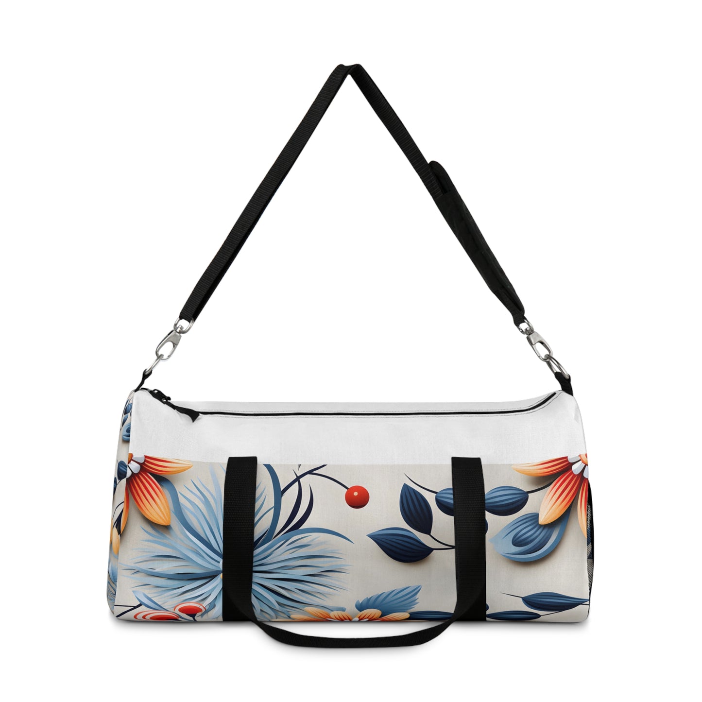 Floral Pattern Duffel Bag