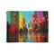 Rain Falling Upward in a Magical City Plush Fleece Throw Blanket