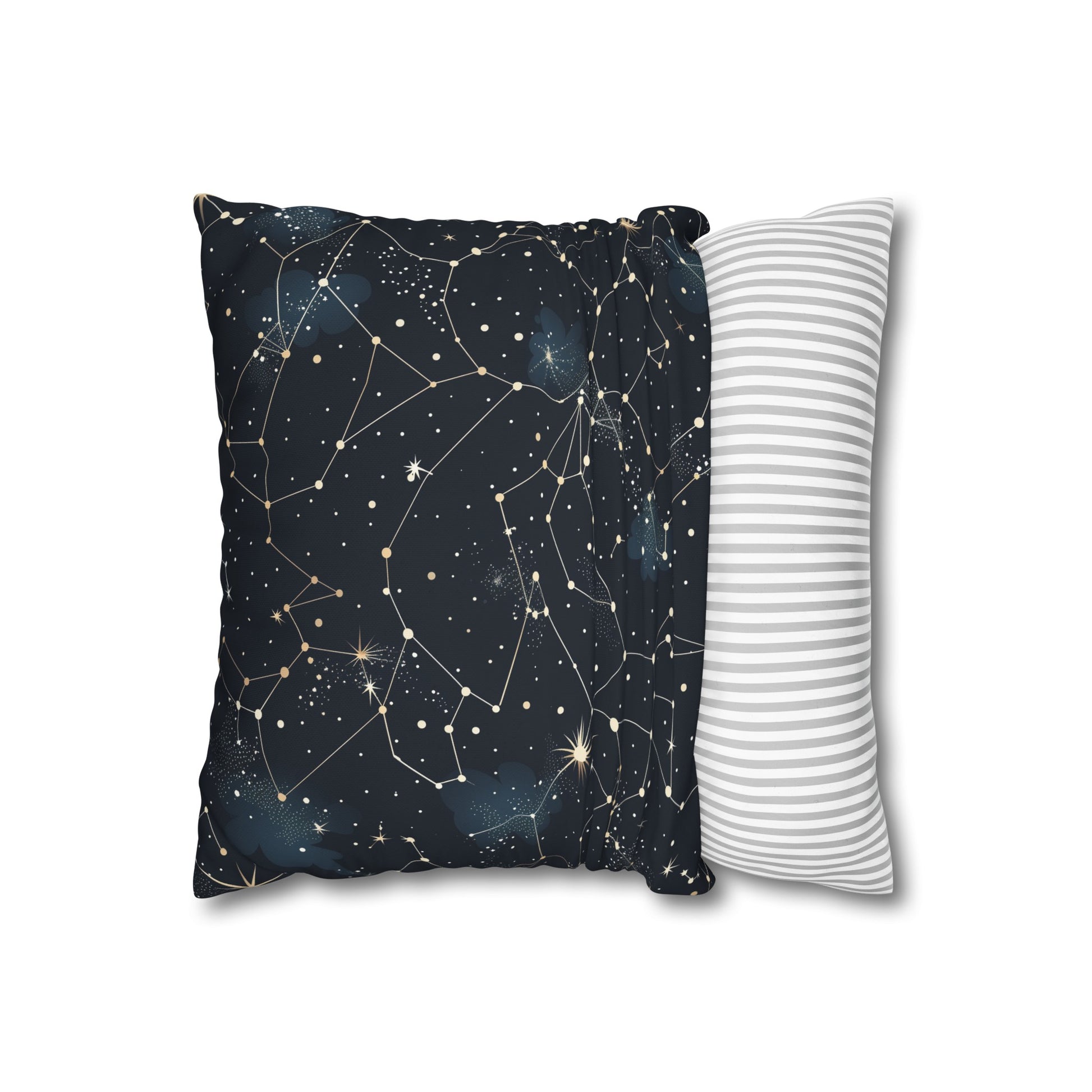 Cosmic Dream Pillowcase - Transform your bedroom into a celestial oasis with our Constellation Stars pillowcase, featuring a seamless pattern of twinkling stars for a dreamy touch.