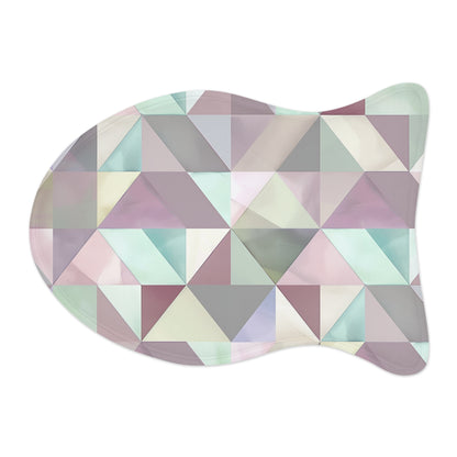 Chic Geometric Pet Feeding Mat