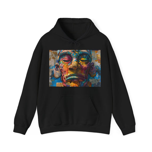 Tribal Neon Mask Hoodie | Hoodies | DTG, Hoodies, Men's Clothing, Regular fit, Unisex, Women's Clothing | Prints with Passion