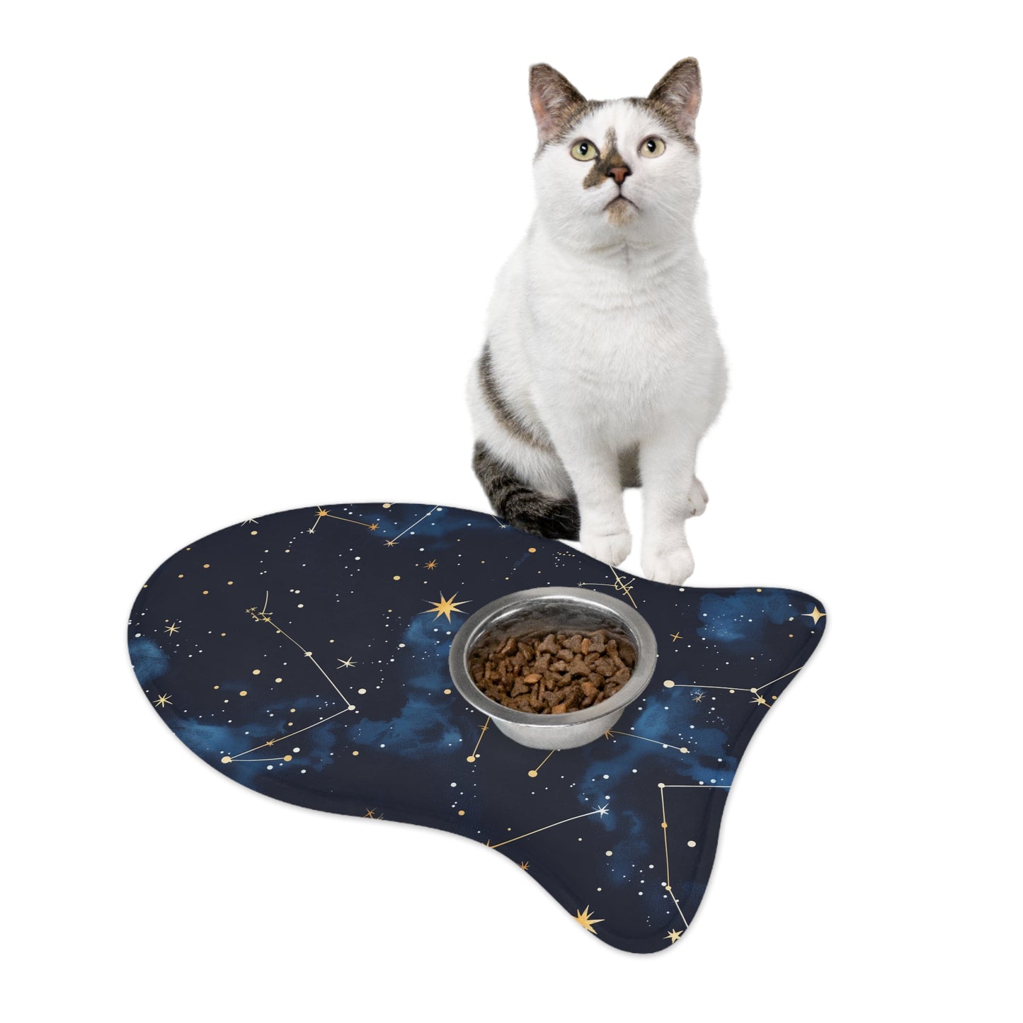 Starry Night Pet Feeding Mat