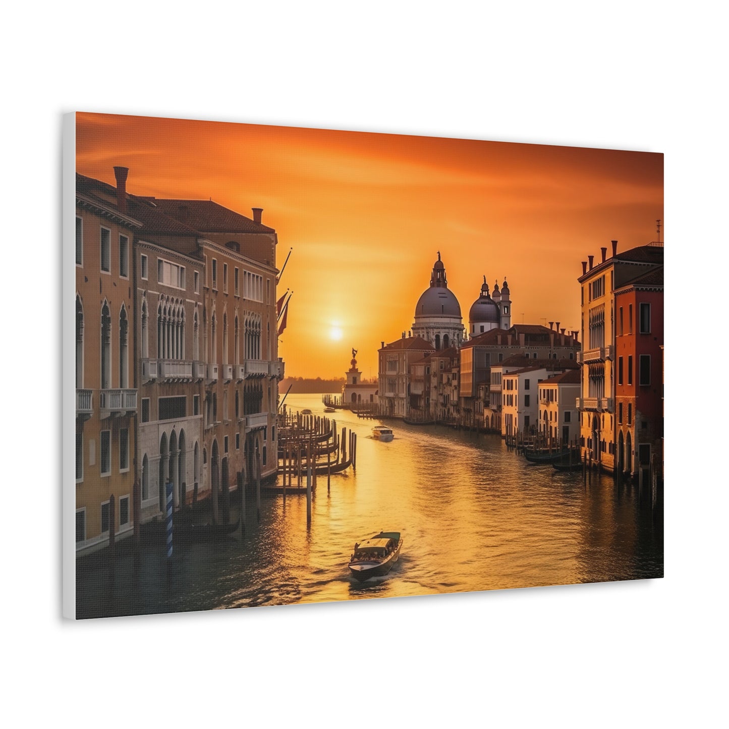 Venice Canal Canvas Print