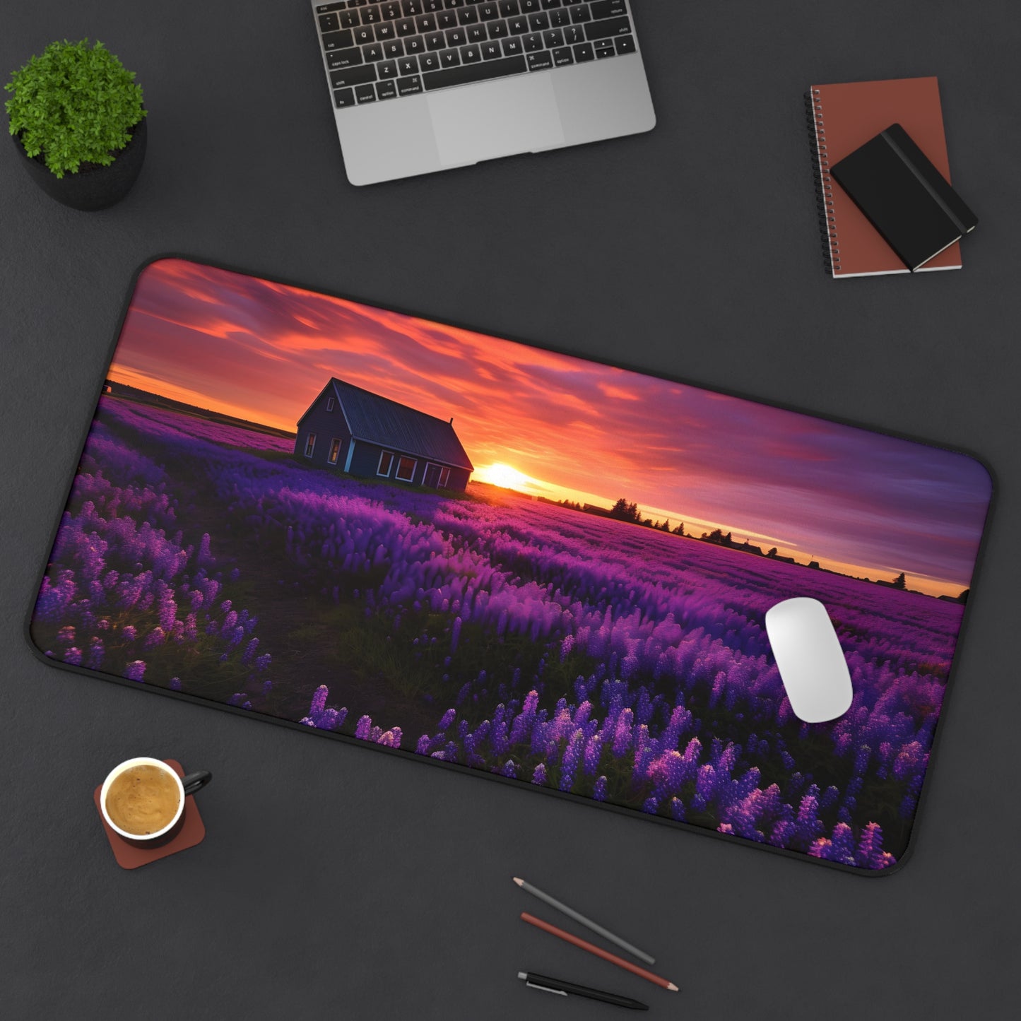 Dutch Floral Fields Desk Mat | Desk Mat | Accessories, Back-to-School, Desk, Fall Bestsellers, Home & Living, Mouse pad, Mouse Pads, Mousepad, Seasonal Picks, Stationery, TikTok | Prints with Passion