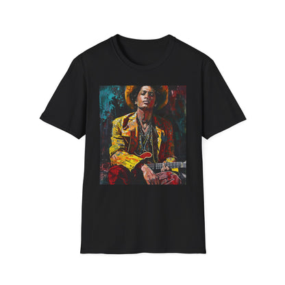 Rhythm and Soul: The Electrifying Energy of Bruno Mars | T-Shirt | Cotton, Crew neck, DTG, Men's Clothing, Neck Labels, Regular fit, T-shirts, Women's Clothing | Prints with Passion