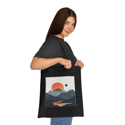 Sunrise Peaks Tote Bag | Tote Bag | Accessories, Bags, Cotton, DTG, Totes | Prints with Passion