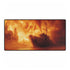 Frozen Ship Adrift in Firestorm — XL & XXL Desk Mat — Full Top-Down Artwork View