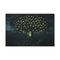 Tree with Leaves as Glowing Runes — Canvas Wall Art — Front Gallery-Wrapped Canvas View