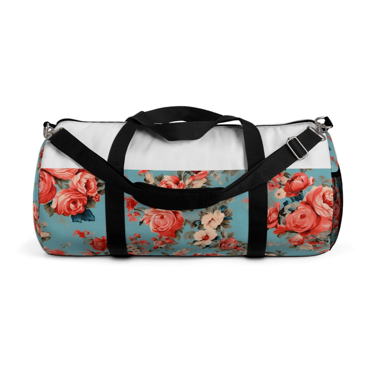 Vintage Fabric Pattern Duffel Bag