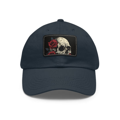 Midnight Bloom Gothic Skull Cap