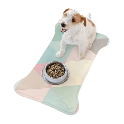 Chic Geometric Pet Feeding Mat